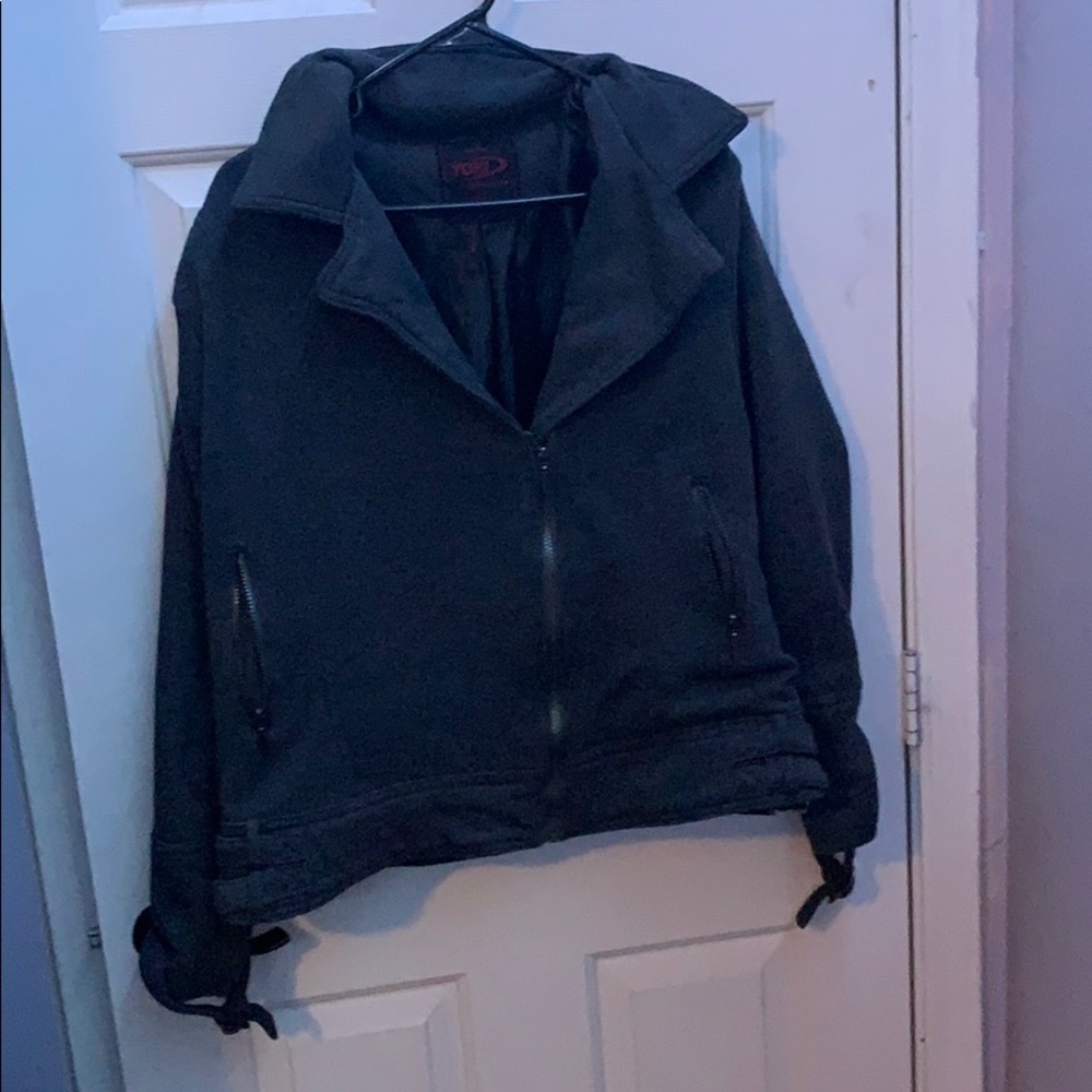 Grey zip up jacket